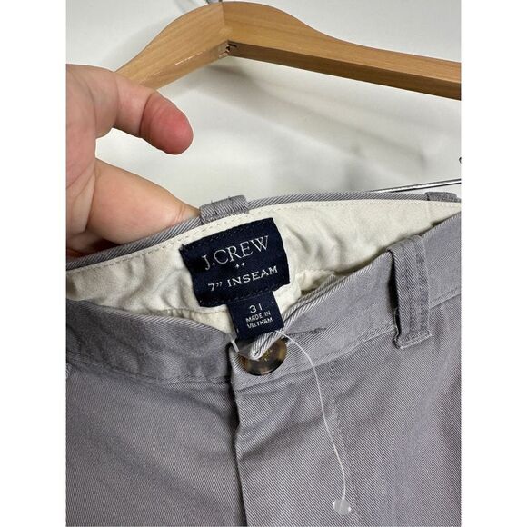 J. Crew Shorts Womens 7” Gray Bermuda Casual Size 31 - Picture 5 of 6